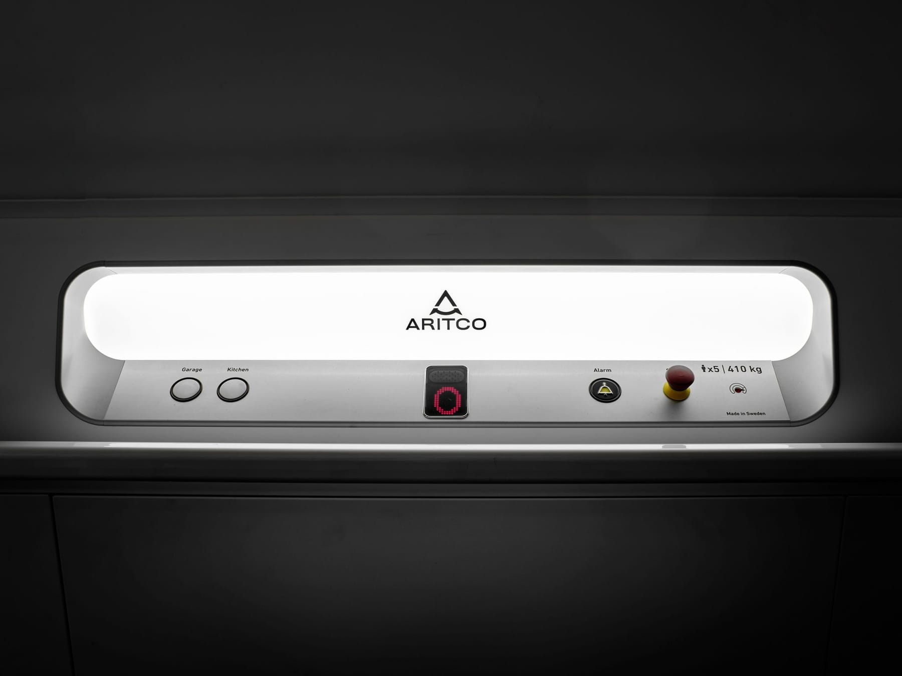 Aritco HomeLift Access control panel detail