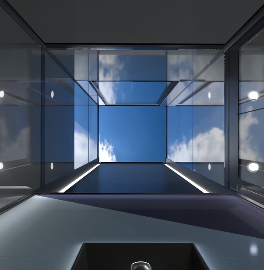 Ceiling & lighting — Open ceiling