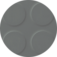 Floor — Checker Stud Grey Rubber
