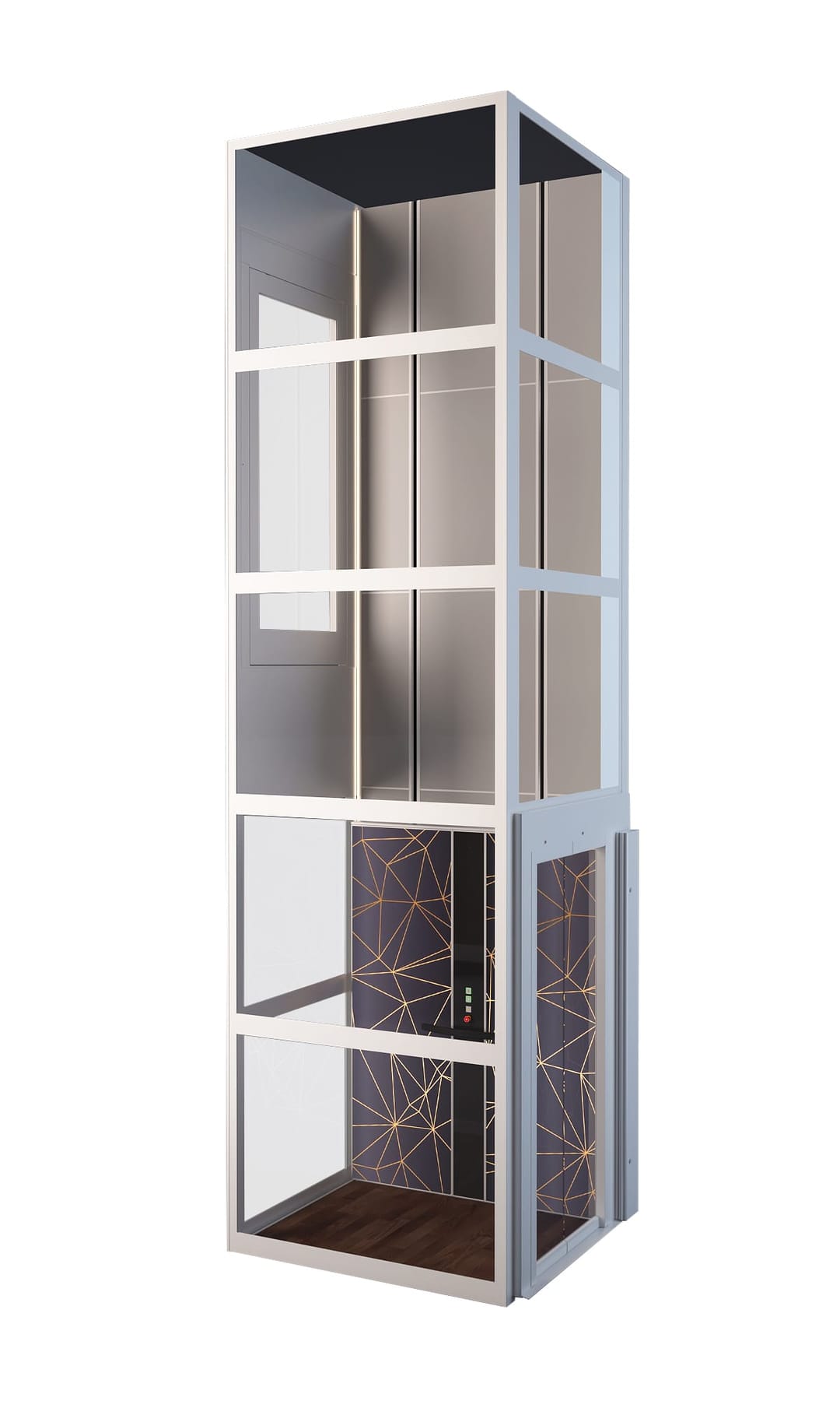Barduva AB300 belt-driven lift in white