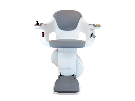S100 wide comfortable seat with folding footrest