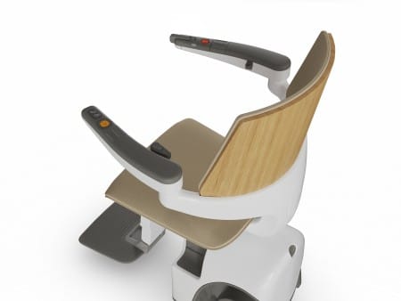 TKE S200 foam-padded seat and backrest